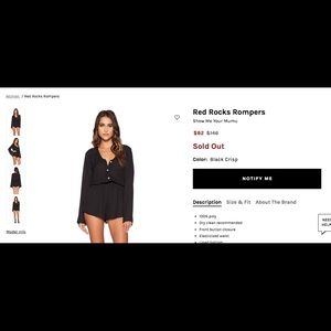 Show Me Your MuMu “Red Rocks Rompers”